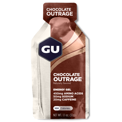 Gu Energy Gel 1 x 32g OR 24 x 32g - Chocolate Outrage