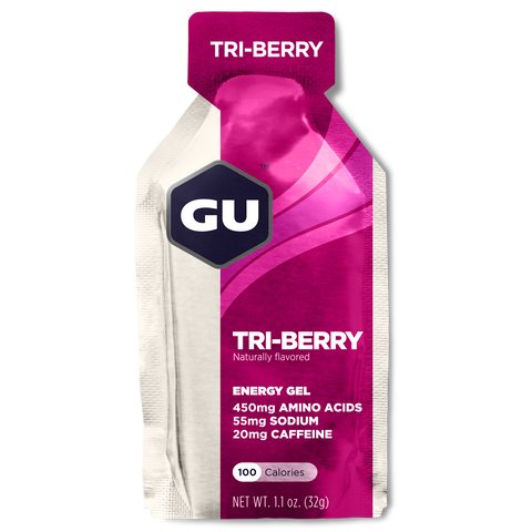 Gu Energy Gel 1 x 32g OR 24 x 32g - Tri-Berry